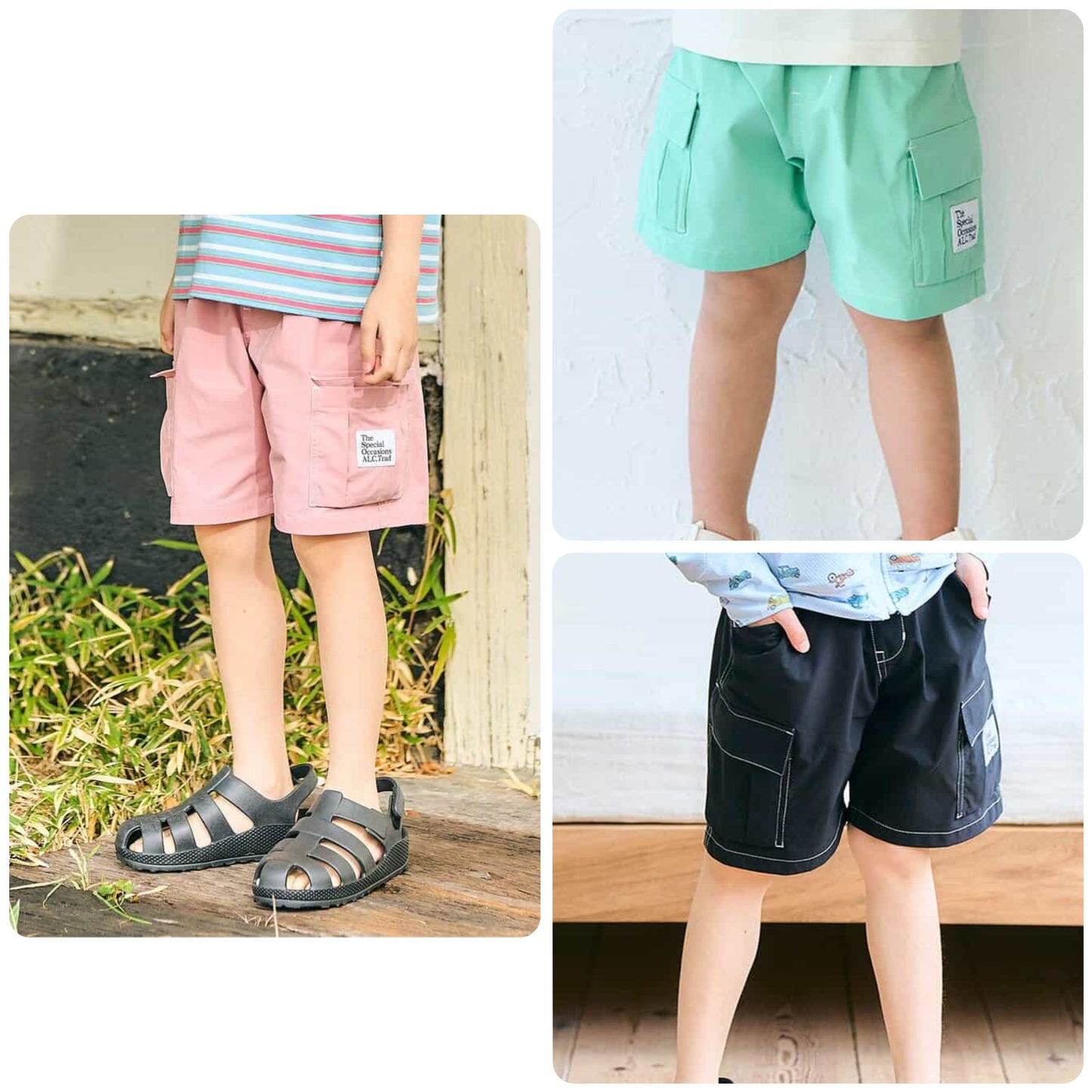 Japanese children's clothing apres les cours amphibious waterproof series beach shorts/casual shorts 80-130cm boys' summer PANTS summer swimming swimsuit special edition 