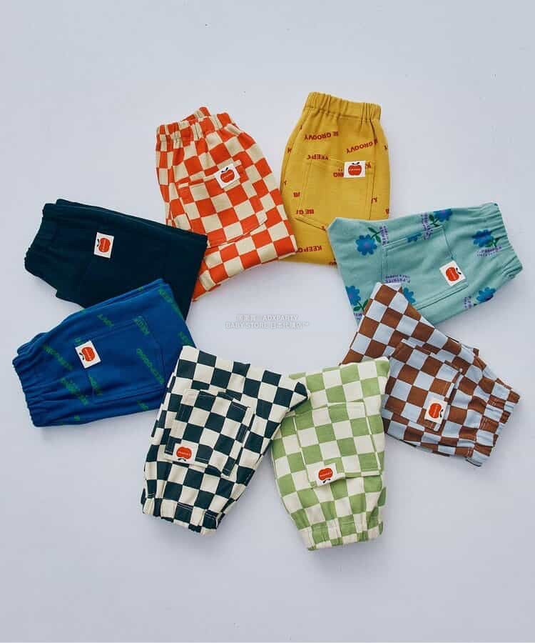 日本童裝 p.premier 全身印花彈力緊身褲 80-130cm 男童款/女童款 秋季 PANTS