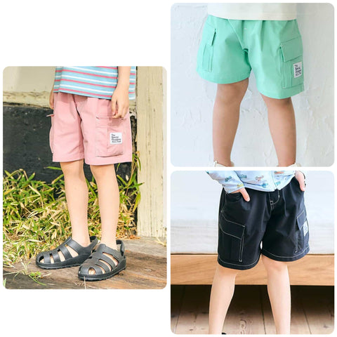 日本童裝 apres les cours 水陸兩用 防水系列 沙灘褲/休閒短褲 80-130cm 男童款 夏季 PANTS 夏日玩水泳衣特輯