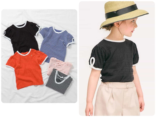 Japanese children's clothing apres les cours cute tops 80-140cm girls summer TOPS 