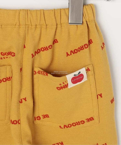 日本童裝 p.premier 全身印花彈力緊身褲 80-130cm 男童款/女童款 秋季 PANTS
