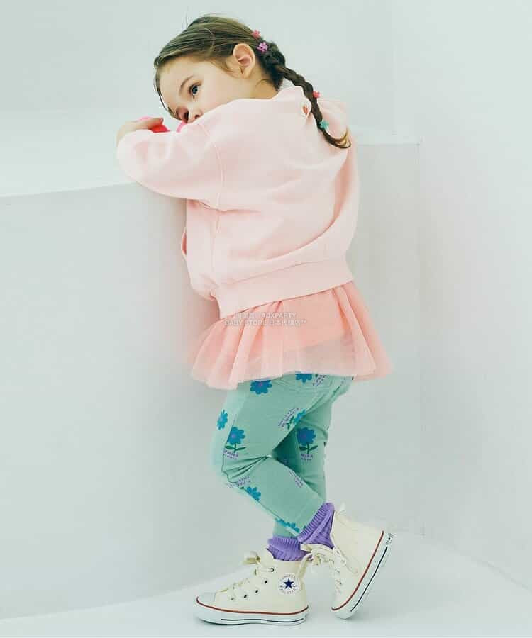 日本童裝 p.premier 全身印花彈力緊身褲 80-130cm 男童款/女童款 秋季 PANTS