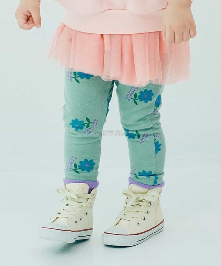 日本童裝 p.premier 全身印花彈力緊身褲 80-130cm 男童款/女童款 秋季 PANTS