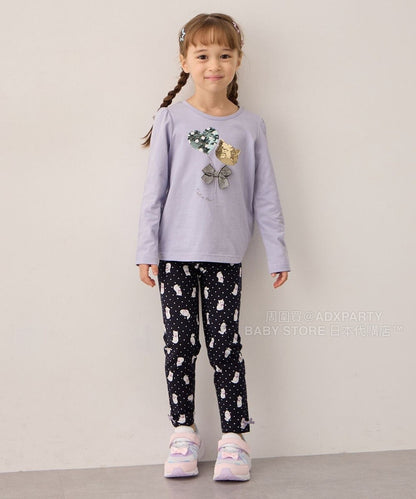 日本童裝 aF#a325 彈力打底褲 90-130cm 女童款 秋季 PANTS
