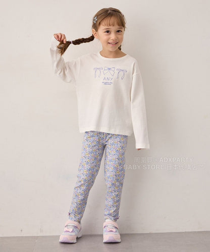 日本童裝 aF#a325 彈力打底褲 90-130cm 女童款 秋季 PANTS