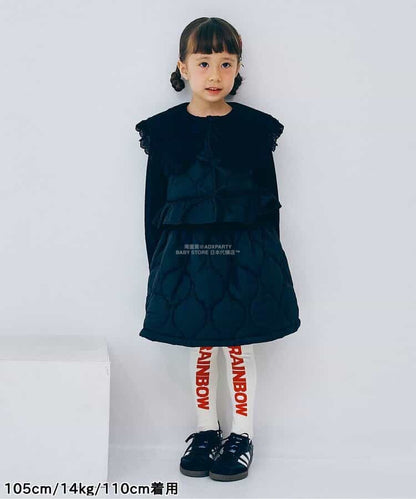 日本童裝 p.premier 蕾絲花邊荷葉邊上衣 80-140cm 女童款 秋季 TOPS