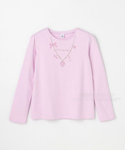 日本童裝 aF#a325 百搭休閒上衣 90-160cm 女童款 秋季 TOPS