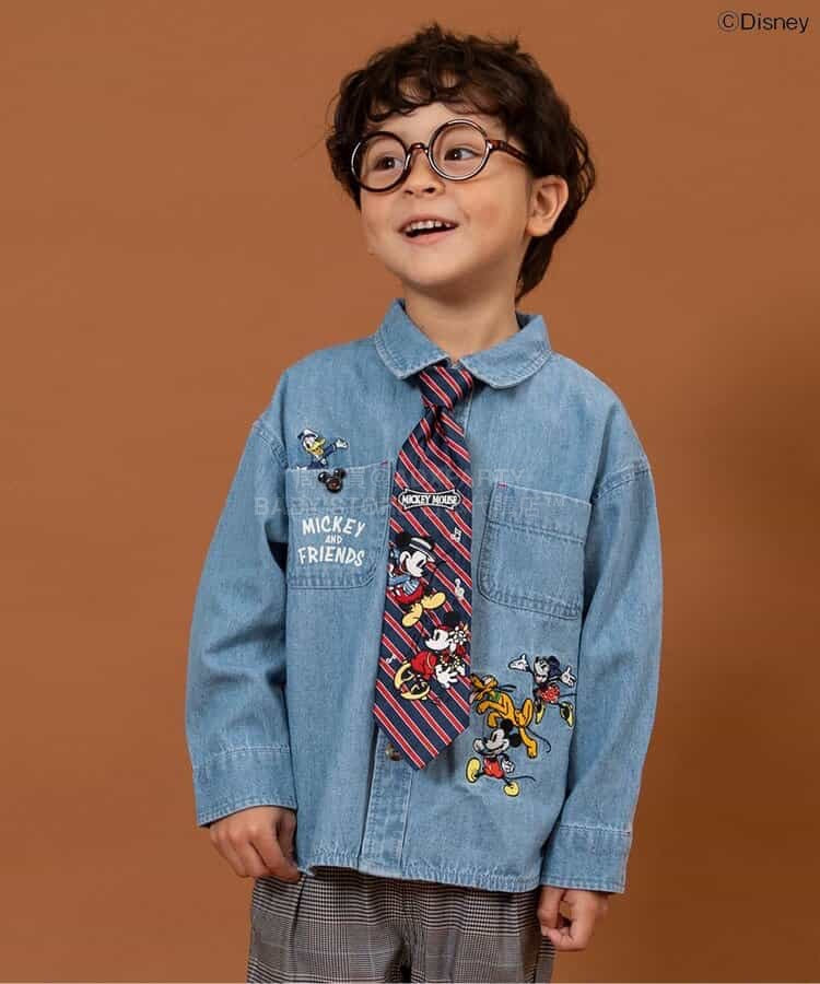 日本童裝 BREEZE x Diseny 襯衫 90-130cm 男童款 冬季 TOPS