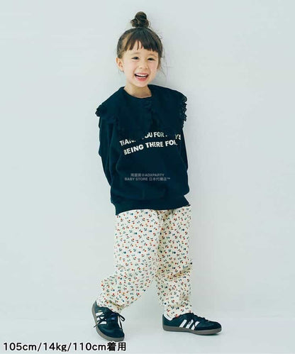 日本童裝 p.premier 蕾絲花邊荷葉邊上衣 80-140cm 女童款 秋季 TOPS