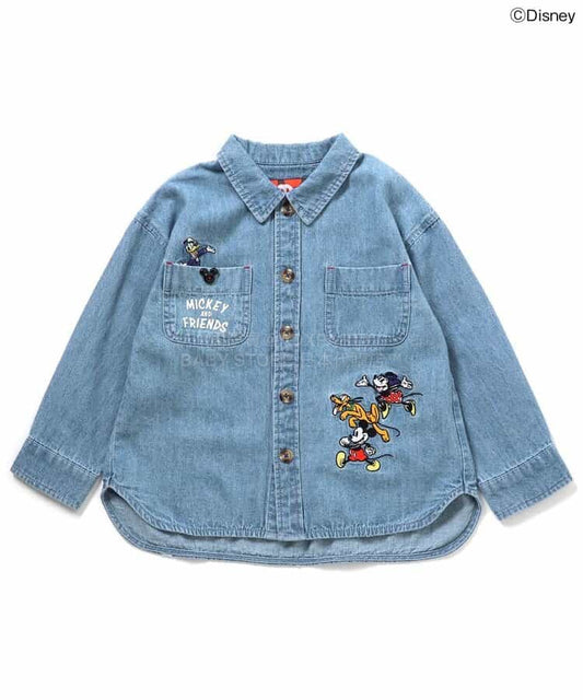 日本童裝 BREEZE x Diseny 襯衫 90-130cm 男童款 冬季 TOPS