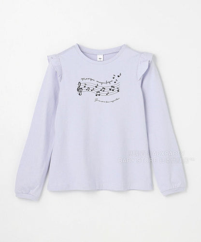 日本童裝 aF#a325 百搭休閒上衣 90-160cm 女童款 秋季 TOPS