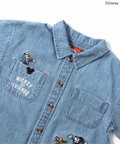 日本童裝 BREEZE x Diseny 襯衫 90-130cm 男童款 冬季 TOPS