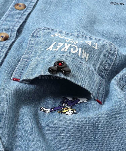 日本童裝 BREEZE x Diseny 襯衫 90-130cm 男童款 冬季 TOPS