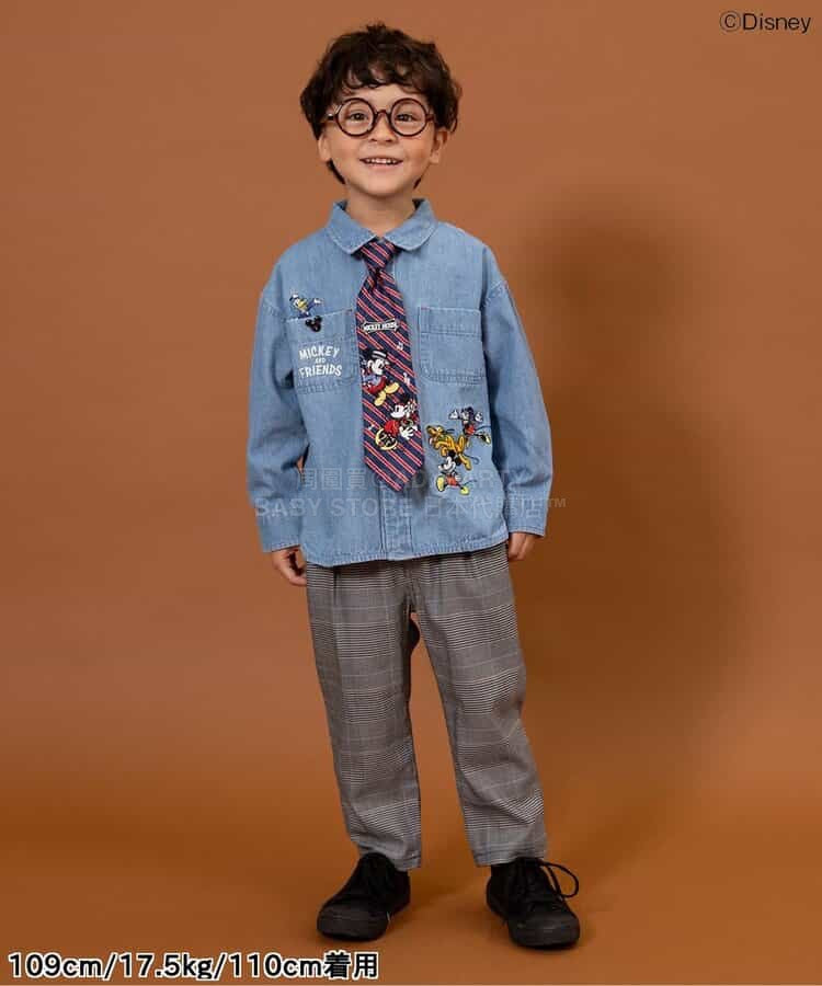 日本童裝 BREEZE x Diseny 襯衫 90-130cm 男童款 冬季 TOPS