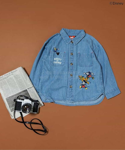 日本童裝 BREEZE x Diseny 襯衫 90-130cm 男童款 冬季 TOPS