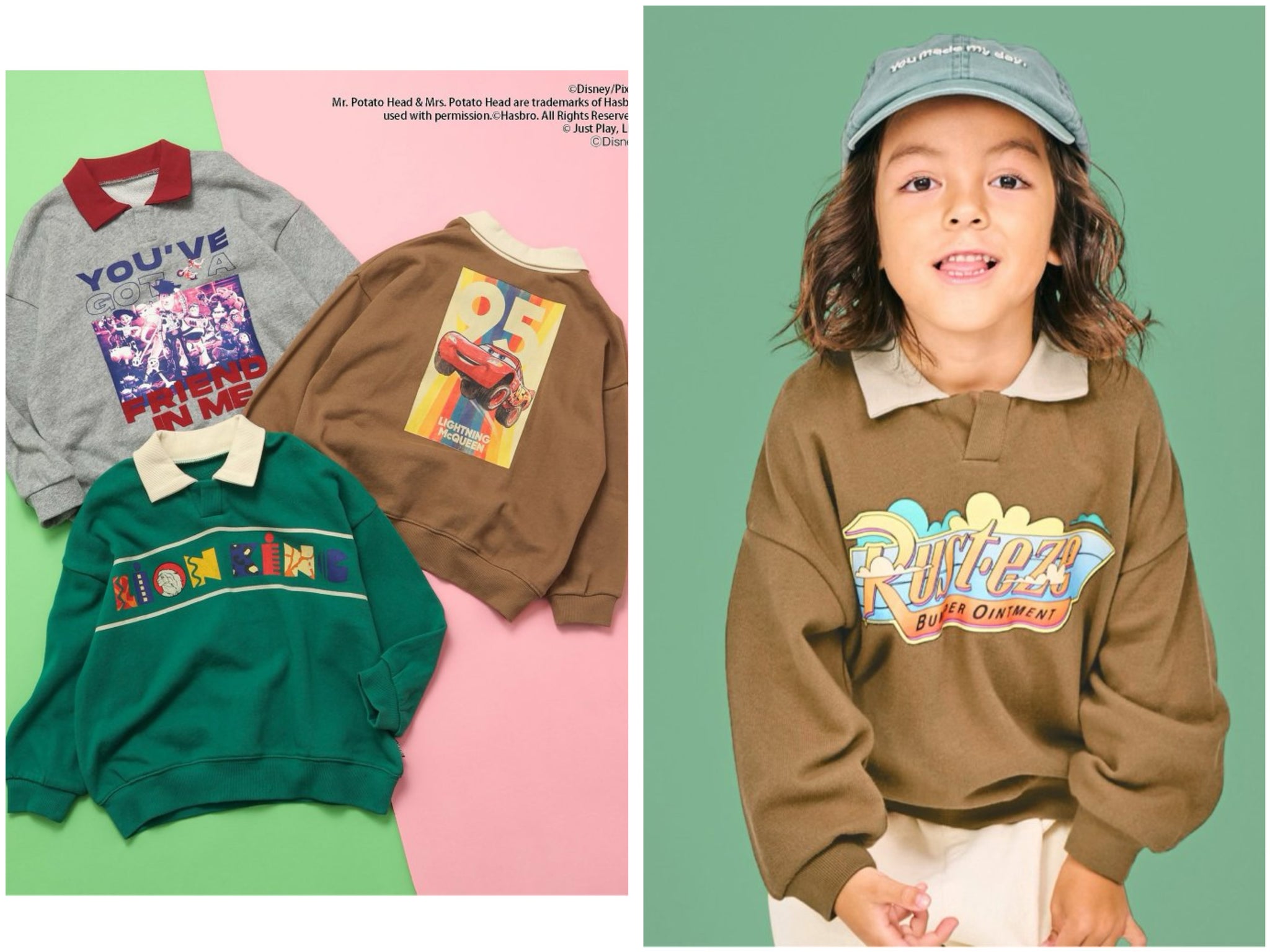 日本童裝 F.O.KIDS DISNEY COLLECTION polo衛衣 80-140m 男童款/女童款 秋冬季 其他品牌童裝 TOPS