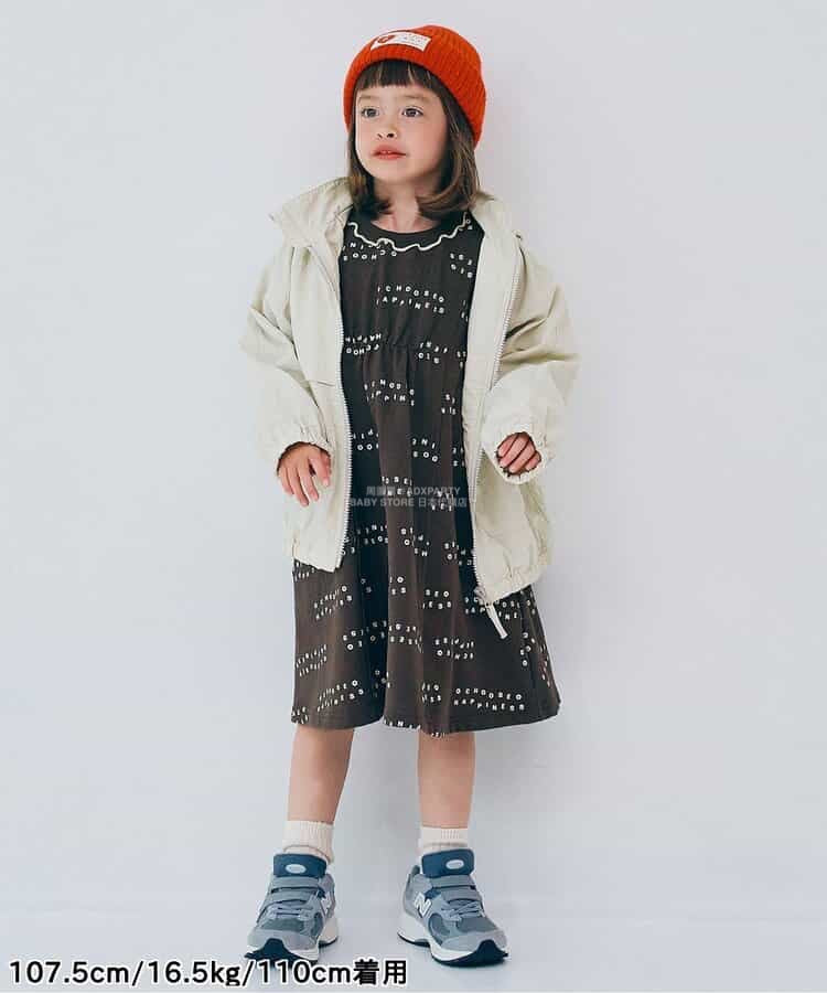 日本童裝 p.premier 喇叭形剪裁連身裙 80-140cm 女童款 秋季 DRESSES