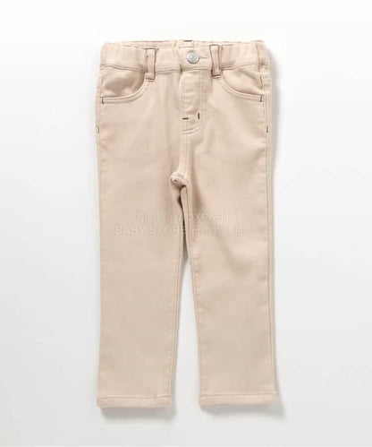 日本童裝 BREEZE 花花刺繡口袋牛仔褲 80-140cm 女童款 冬季 PANTS