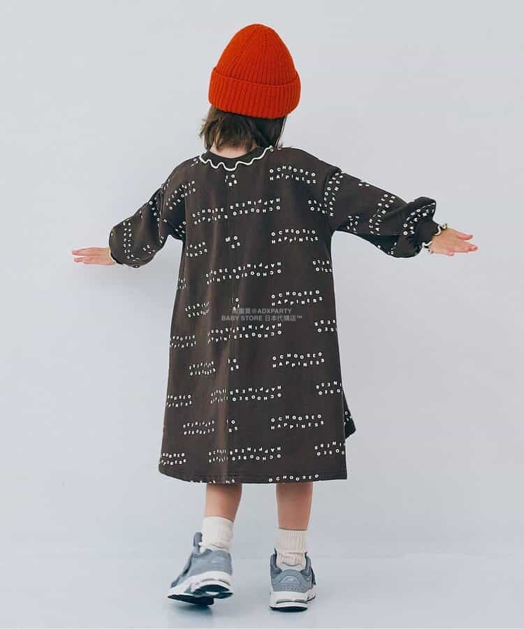 日本童裝 p.premier 喇叭形剪裁連身裙 80-140cm 女童款 秋季 DRESSES