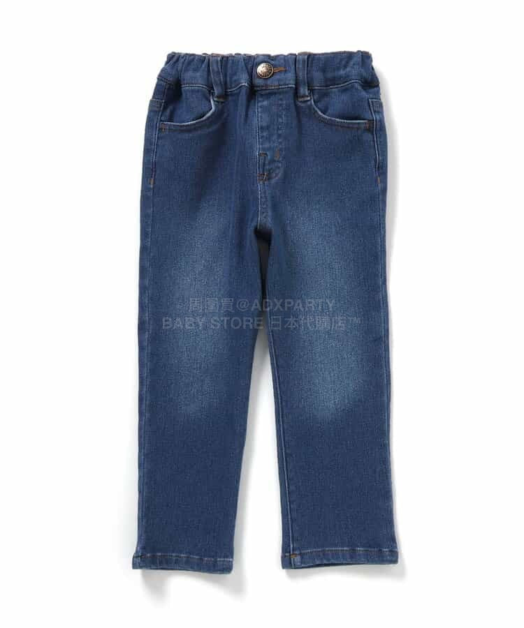 日本童裝 BREEZE 花花刺繡口袋牛仔褲 80-140cm 女童款 冬季 PANTS