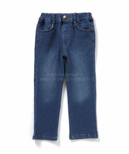 日本童裝 BREEZE 花花刺繡口袋牛仔褲 80-140cm 女童款 冬季 PANTS