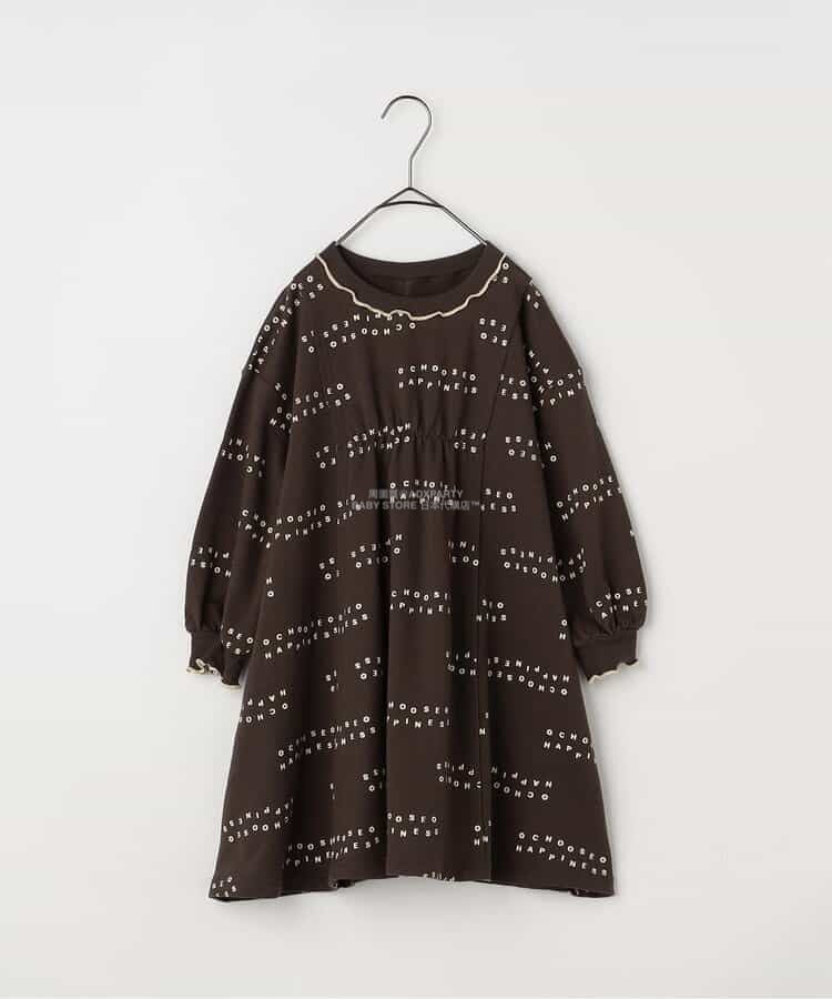 日本童裝 p.premier 喇叭形剪裁連身裙 80-140cm 女童款 秋季 DRESSES