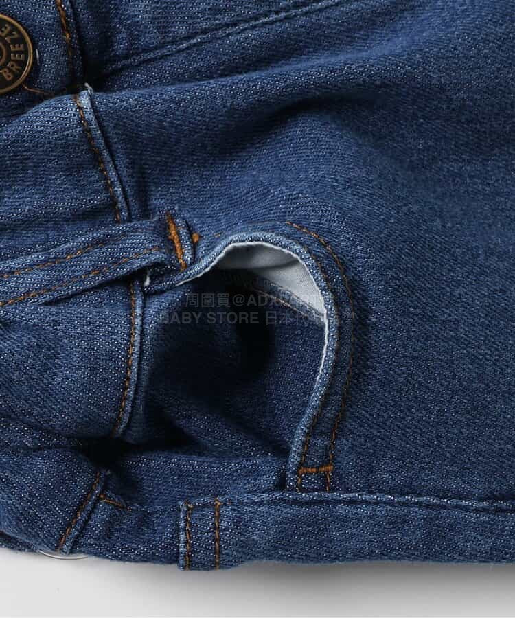 日本童裝 BREEZE 花花刺繡口袋牛仔褲 80-140cm 女童款 冬季 PANTS