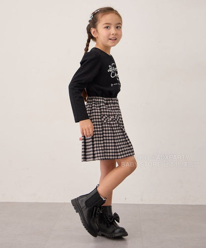 日本童裝 aF#a325 百搭休閒上衣 90-160cm 女童款 秋季 TOPS