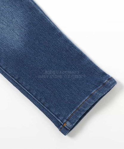 日本童裝 BREEZE 花花刺繡口袋牛仔褲 80-140cm 女童款 冬季 PANTS