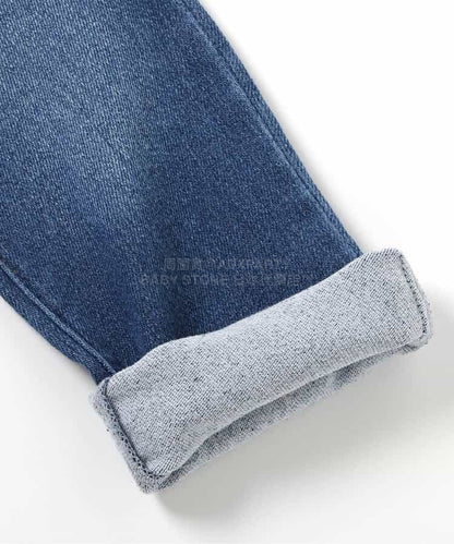 日本童裝 BREEZE 花花刺繡口袋牛仔褲 80-140cm 女童款 冬季 PANTS