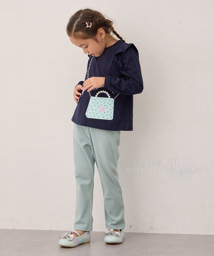 日本童裝 aF#a325 百搭休閒上衣 90-160cm 女童款 秋季 TOPS