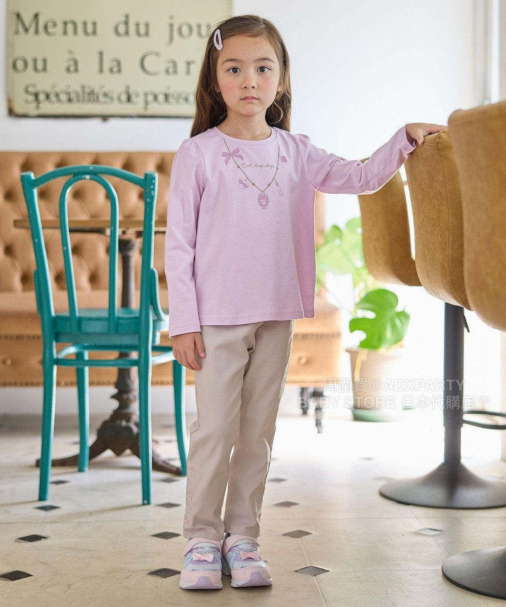 日本童裝 aF#a325 百搭休閒上衣 90-160cm 女童款 秋季 TOPS