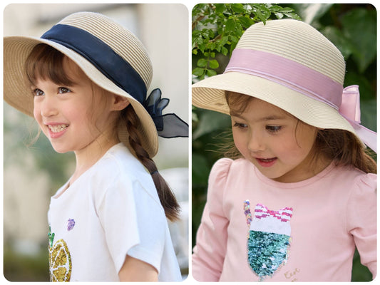 Straw hat 52-56cm (shipped from Japan) aF#a325 