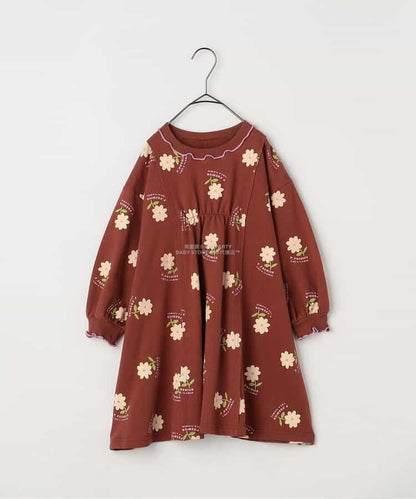 日本童裝 p.premier 喇叭形剪裁連身裙 80-140cm 女童款 秋季 DRESSES
