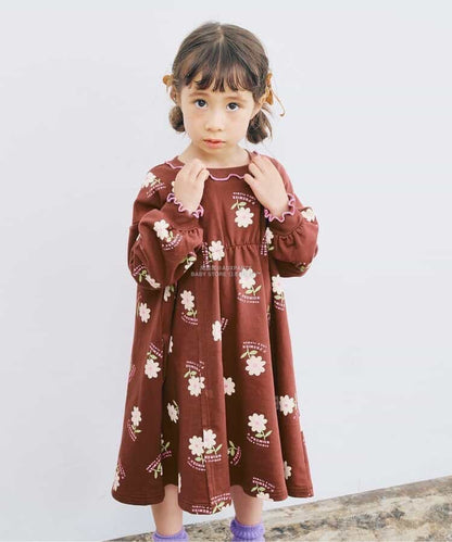 日本童裝 p.premier 喇叭形剪裁連身裙 80-140cm 女童款 秋季 DRESSES