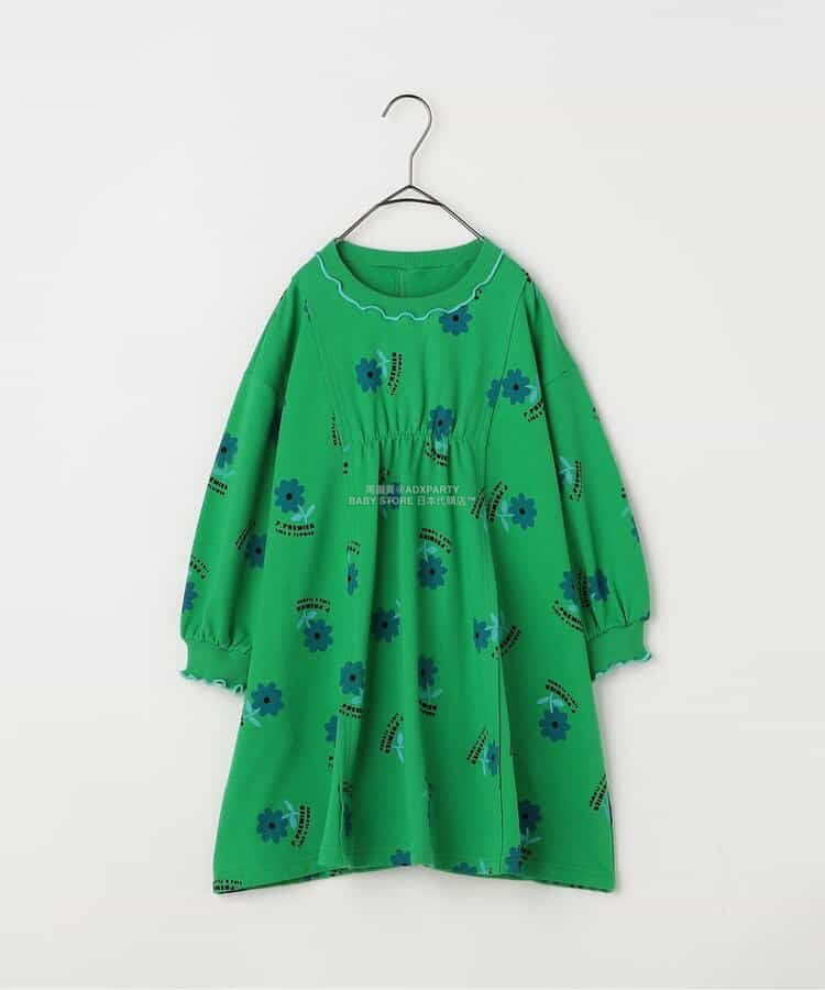 日本童裝 p.premier 喇叭形剪裁連身裙 80-140cm 女童款 秋季 DRESSES
