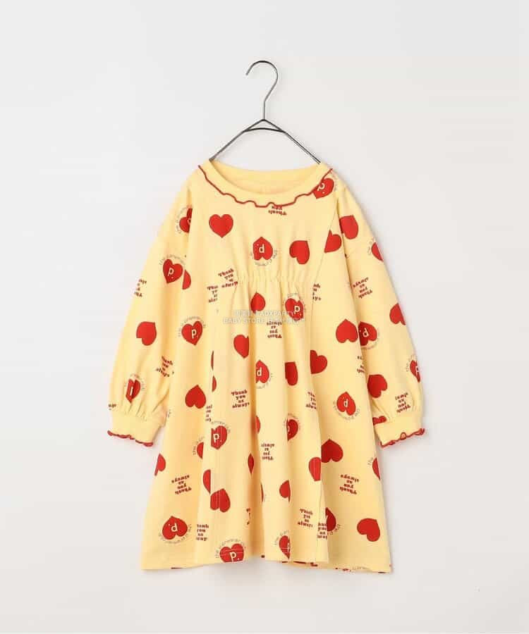 日本童裝 p.premier 喇叭形剪裁連身裙 80-140cm 女童款 秋季 DRESSES