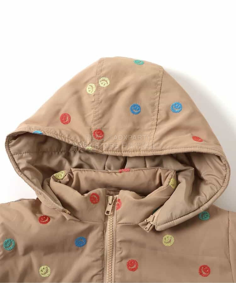 日本童裝 BREEZE 刺繡圖案夾棉外套 90-130cm 男童款 冬季(適合香港平均溫度、寒冷天氣、溫度低天氣）OUTERWEAR