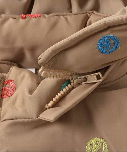 日本童裝 BREEZE 刺繡圖案夾棉外套 90-130cm 男童款 冬季(適合香港平均溫度、寒冷天氣、溫度低天氣）OUTERWEAR