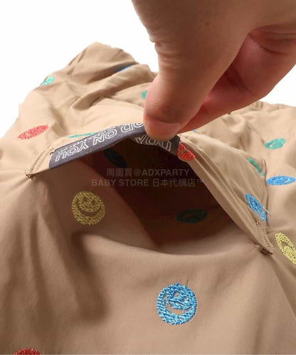 日本童裝 BREEZE 刺繡圖案夾棉外套 90-130cm 男童款 冬季(適合香港平均溫度、寒冷天氣、溫度低天氣）OUTERWEAR