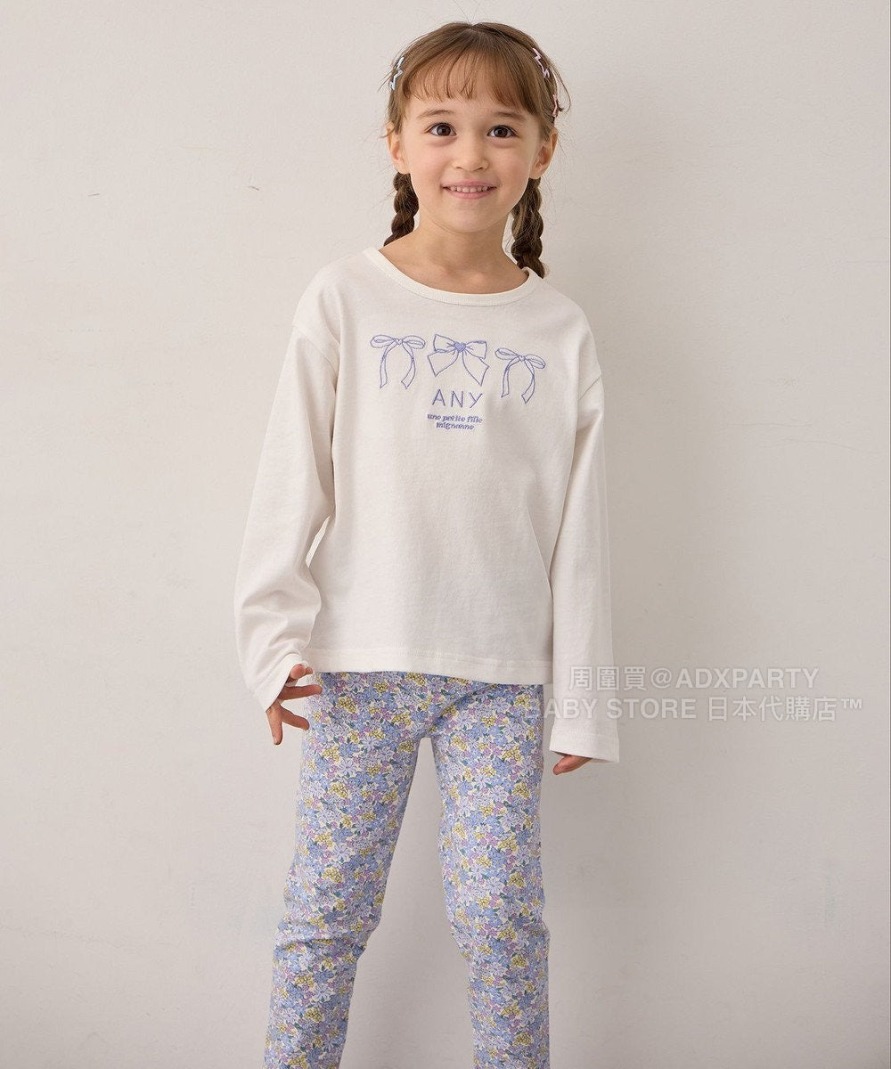日本童裝 aF#a325 百搭休閒上衣 90-160cm 女童款 秋季 TOPS