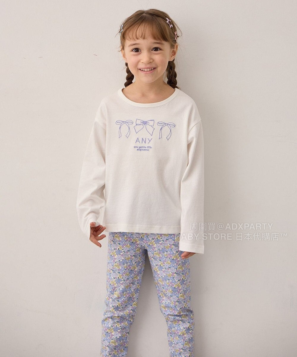 日本童裝 aF#a325 百搭休閒上衣 90-160cm 女童款 秋季 TOPS