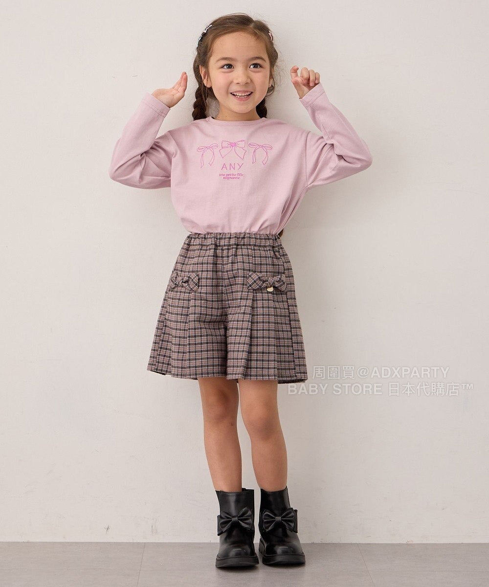 日本童裝 aF#a325 百搭休閒上衣 90-160cm 女童款 秋季 TOPS