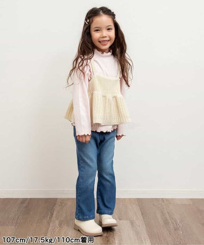 日本童裝 BREEZE 微喇叭長褲 80-140cm 女童款 冬季 PANTS