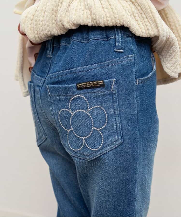 日本童裝 BREEZE 微喇叭長褲 80-140cm 女童款 冬季 PANTS