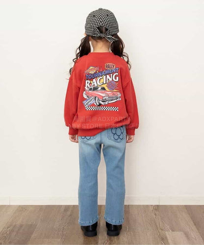 日本童裝 BREEZE 微喇叭長褲 80-140cm 女童款 冬季 PANTS