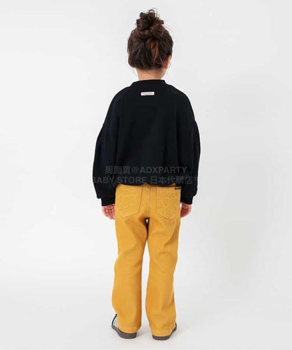 日本童裝 BREEZE 微喇叭長褲 80-140cm 女童款 冬季 PANTS