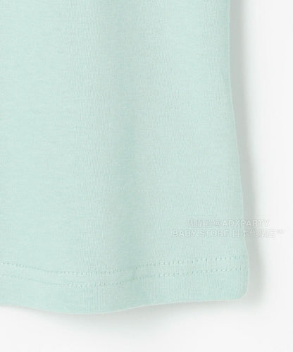 日本童裝 aF#a325 雙色珠片休閒上衣 100-150cm 女童款 秋季 TOPS