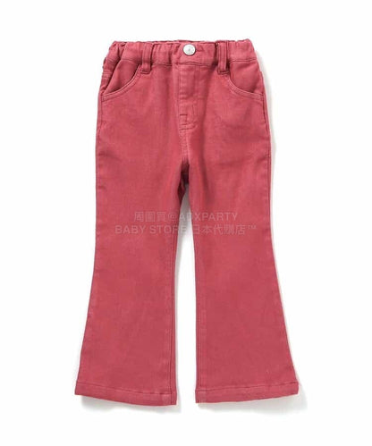 日本童裝 BREEZE 微喇叭長褲 80-140cm 女童款 冬季 PANTS