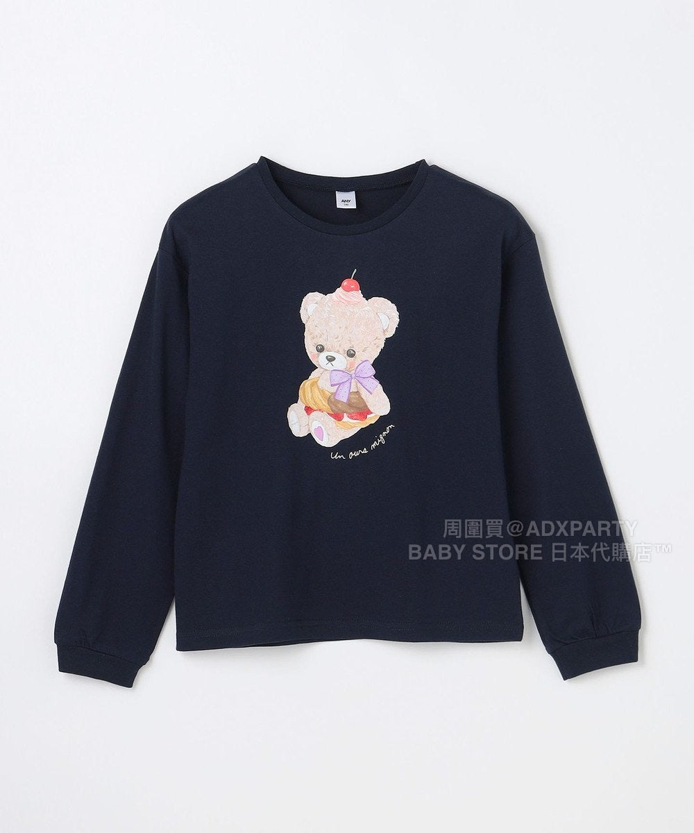 日本童裝 aF#a325 印花圖案上衣 90-150cm 女童款 秋季 TOPS